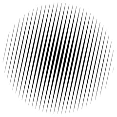 Leinwandbilder - Halftone element. Abstract geometric graphic with half-tone pattern