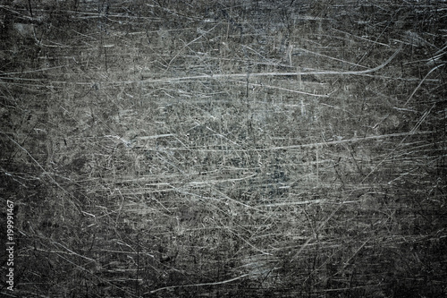 Crumpled Metal Texture With Scratches And Scuffs Stainless Steel