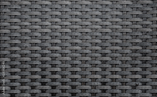 Cuadros en Lienzo Black artificial rattan pattern