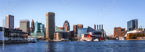 Fotomural Baltimore Downtown Skyline Panorama