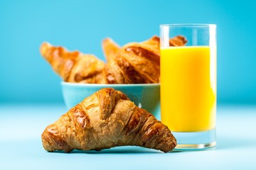 Fresh butter croissants