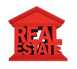 Sticker - Real Estate House Icon Isolated