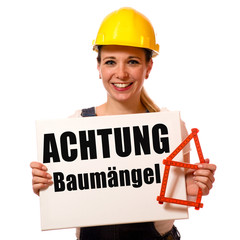 Poster - Achtung Baumängel