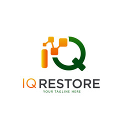 Canvas Print - iq restore logo