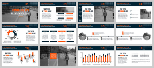 Aufkleber - Business presentation slides templates from infographic elements. Can be used for presentation, flyer and leaflet, brochure, corporate report, marketing, advertising, annual report, banner, booklet.
