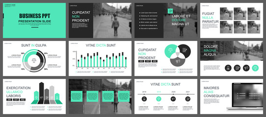 Aufkleber - Business presentation slides templates from infographic elements. Can be used for presentation, flyer and leaflet, brochure, corporate report, marketing, advertising, annual report, banner, booklet.