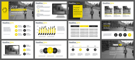 Aufkleber - Business presentation slides templates from infographic elements. Can be used for presentation, flyer and leaflet, brochure, corporate report, marketing, advertising, annual report, banner, booklet.