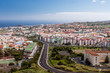 Aerial view of the residential area of Santa Cruz de Tenerife on Tenerife Canary Islands. Spain