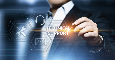 Poster - Technical Support Customer Service Business Technology Internet Concept