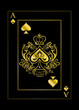the spades ace gold
