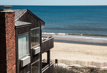 Modern Apartment At A Beach In Montauk, Long Island, USA.
