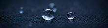 Water Drops On Textile