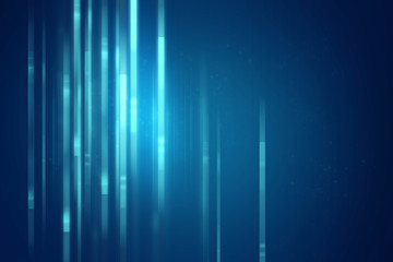 Poster - blue geometric  shape abstract technology background