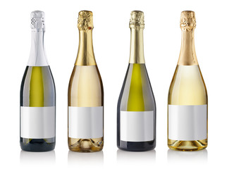 Poster - champagne bottles