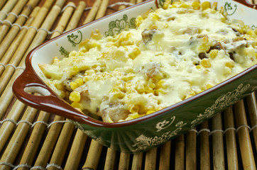 Sticker - Fried Corn Dip with Chicken