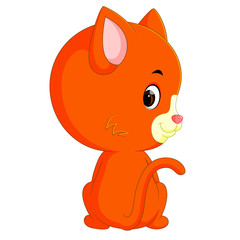 Sticker - cute cats cartoon