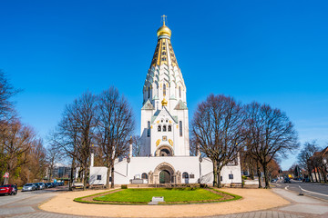 Russian Orthodox Memorial Church in Leipzig, Germany