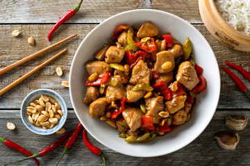 Wall Mural - Kung Pao Chicken