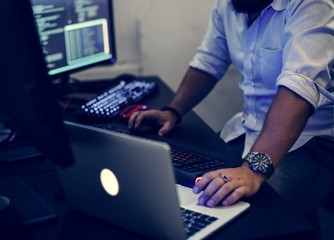 Wall Mural - programmer wo