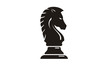 © Enola99d - Black Chess Knight Horse Stallion Warrior silhouette logo design