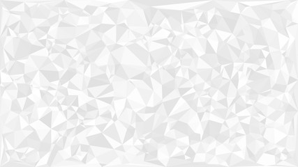 Wall Mural - Abstract light background of triangles in white and gray colors.