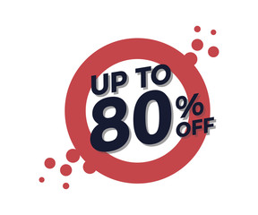 Wall Mural - special offer flat geometric design. vector modern retro red tag design. discount offer price label,