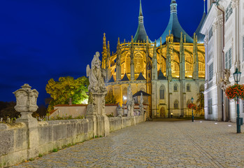 Sticker - St Barbara church in town Kutna Hora - Czech Republic