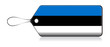 Estonian flag label, Made in Estonia