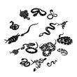© ylivdesign - Snake icons set, simple style