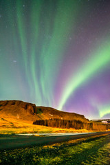 aurora borealis, northern lights in iceland