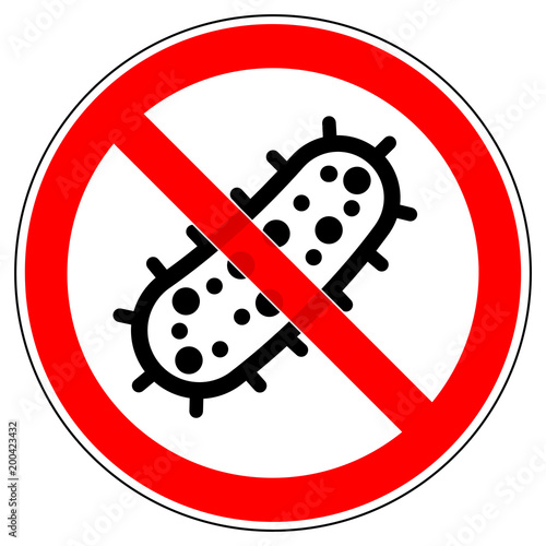 srr351 signroundred german verbotszeichen bakterien verboten bakterizid frei english prohibition sign bacillus bacteria bactericide free xxl g5995 buy this stock illustration and explore similar illustrations at adobe stock adobe srr351 signroundred german