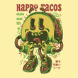 Happy Tacos Illustration