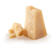 Pieces of parmesan cheese