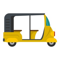 Poster - Urban taxi icon. Flat illustration of urban taxi vector icon for web