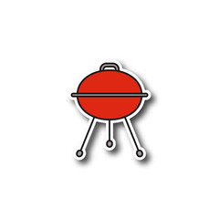 Wall Mural - kettle barbecue grill patch