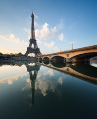 Fototapete - Tour Eiffel Paris, Pont d’Iéna