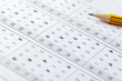 © fotofabrika - Test score sheet with answers