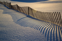 Snow Fence In Saint Joe