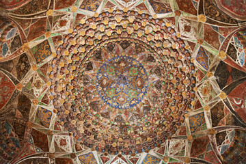 Fototapete - Ceiling in temple