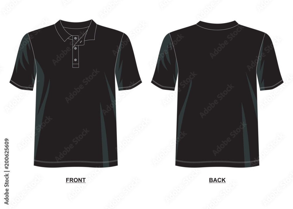design vector t shirt template collection for men Stock Vector | Adobe ...