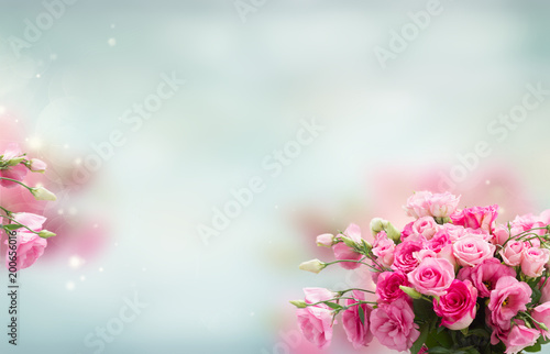 bouquet of fresh roses