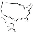 carte Etats Unis