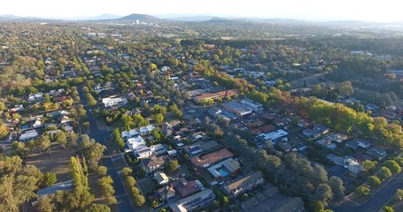 Wall Mural - Aerial view of a typical Australian suburb
