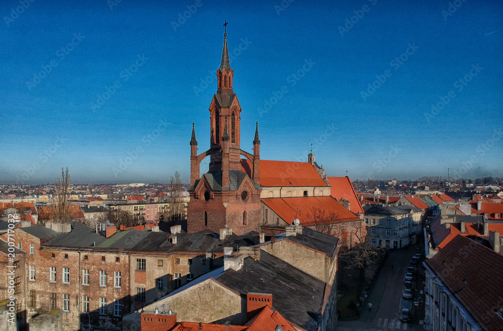 Kalisz - katedra - obrazy, fototapety, plakaty 