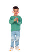 © Gelpi - Full portrait of gipsy child with jeans