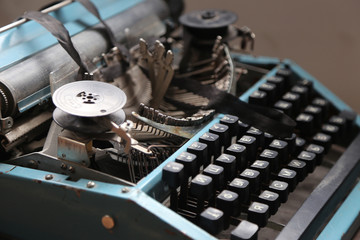 retro typewriter old