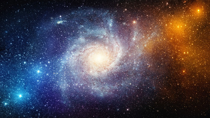 universe filled with stars, nebula and galaxy. elements of this image furnished by nasa.