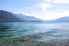 Annecy Lake And Mountains
