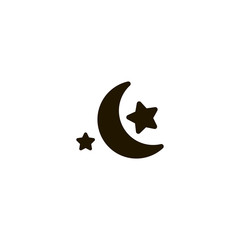 Poster - moon icon. sign design