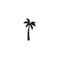 Sticker - palm icon. sign design